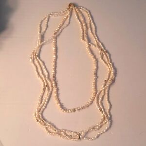 14K 14K  Pearl Necklace Set